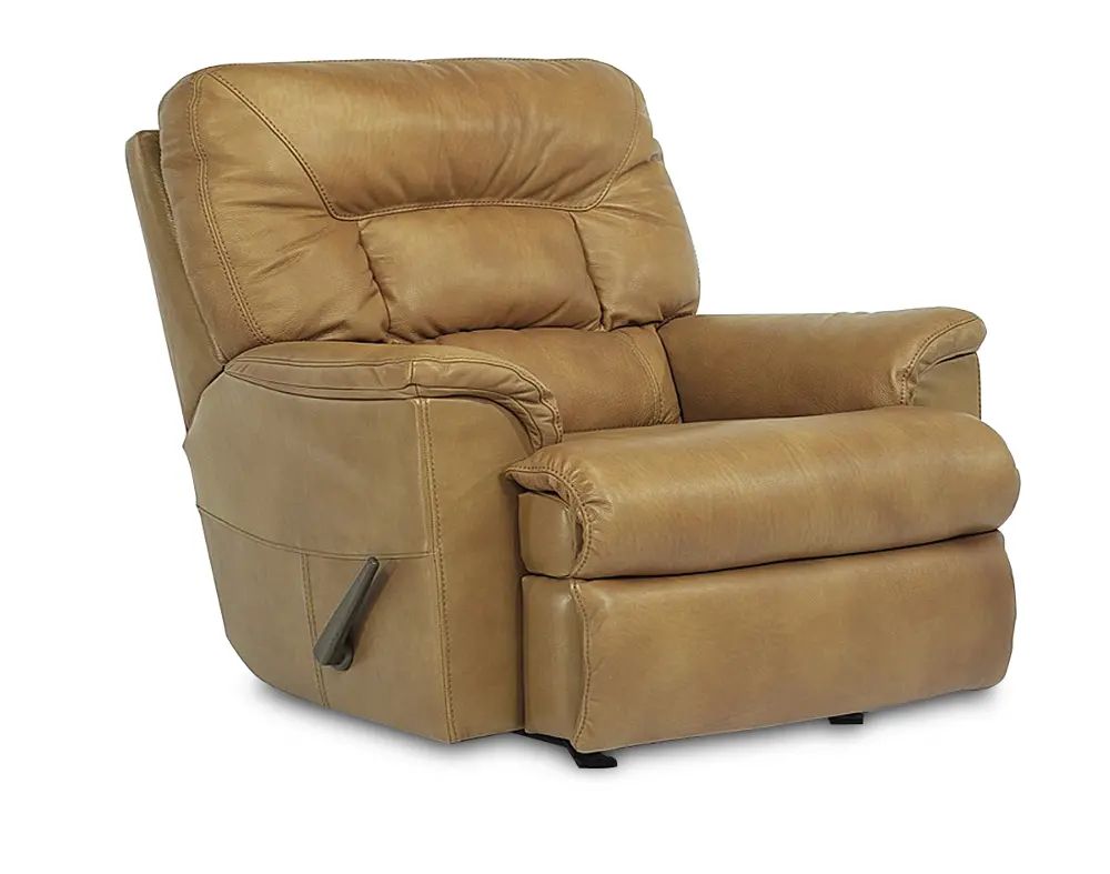 37 Inch Mocha Leather Recliner-1