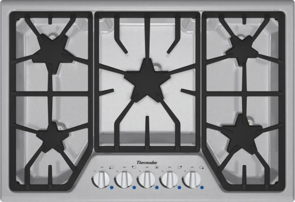SGS305FS Thermador 30 Inch Gas Cooktop - Stainless Steel-1