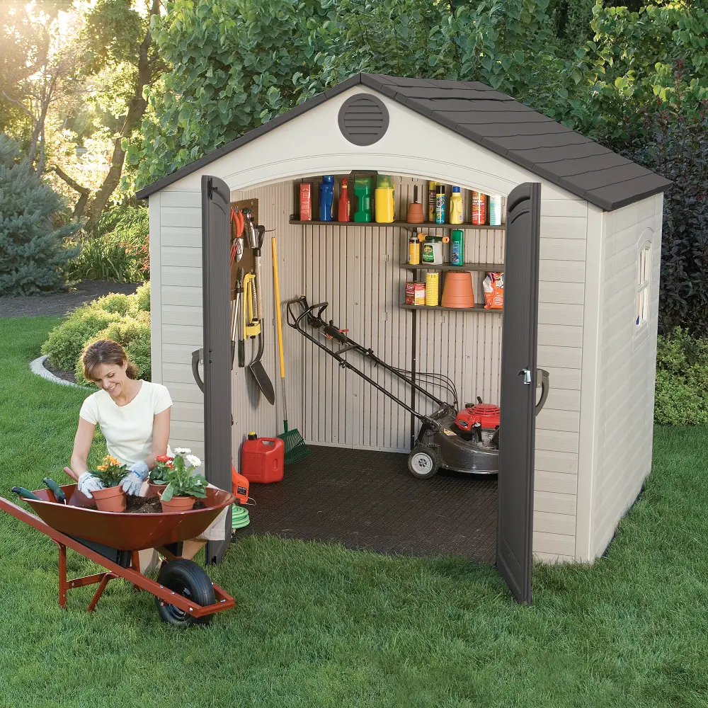 6406 Lifetime 8 ft. x 5 ft. Outdoor Storage Shed-1