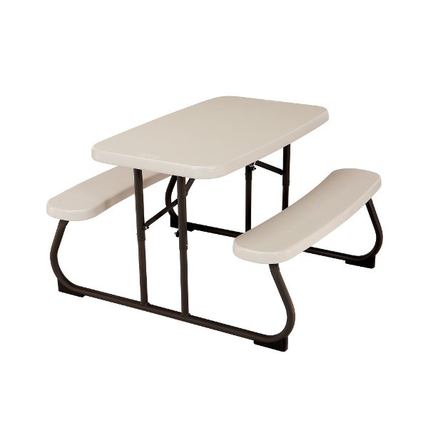 Patio Tables Table Sets Rc Willey Furniture 280094 Lifetime 3 Foot Kid S Folding Picnic Table White