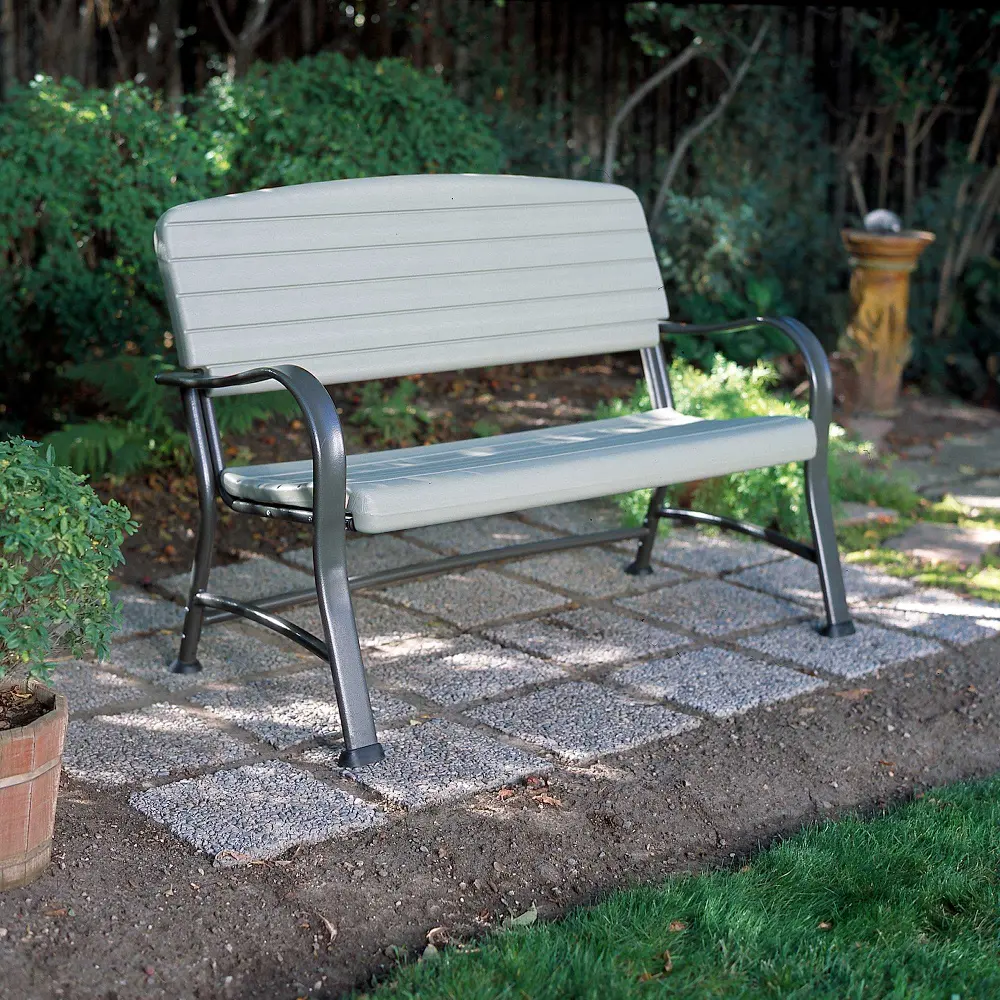 2871 Lifetime Large Outdoor Glider Bench-1
