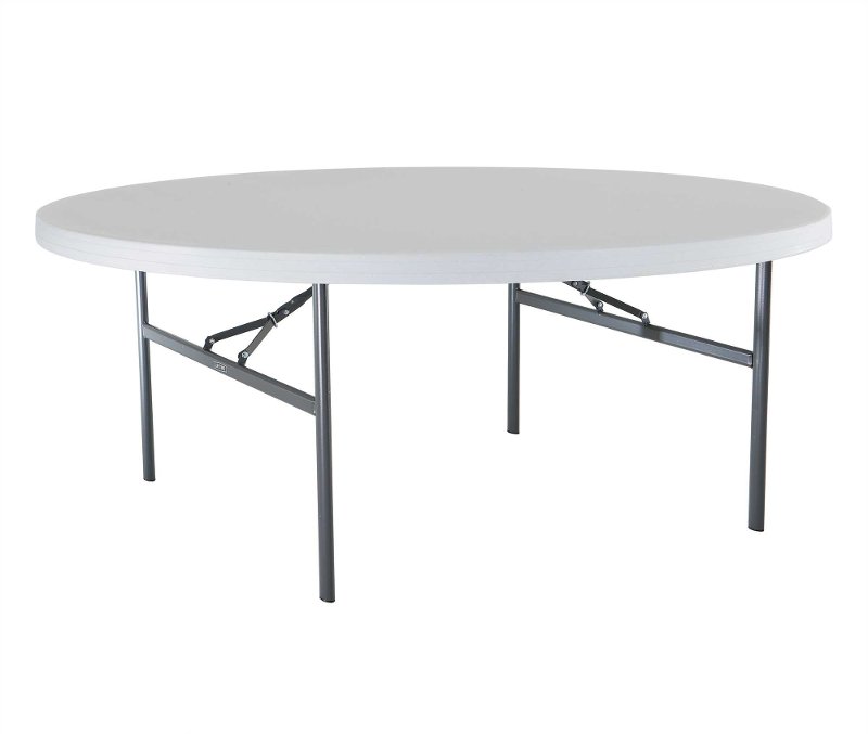Foot Round White Banquet Table Rc Willey, 6 Ft Round Table