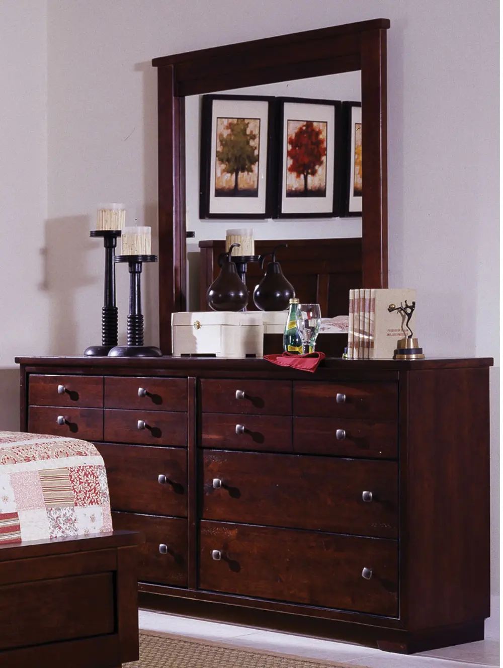 Diego Espresso Brown Dresser-1