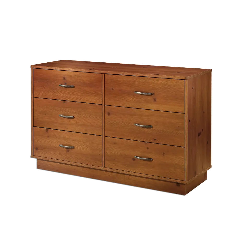 3342027 Sunny Pine 6-Drawer Double Dresser - Logik -1