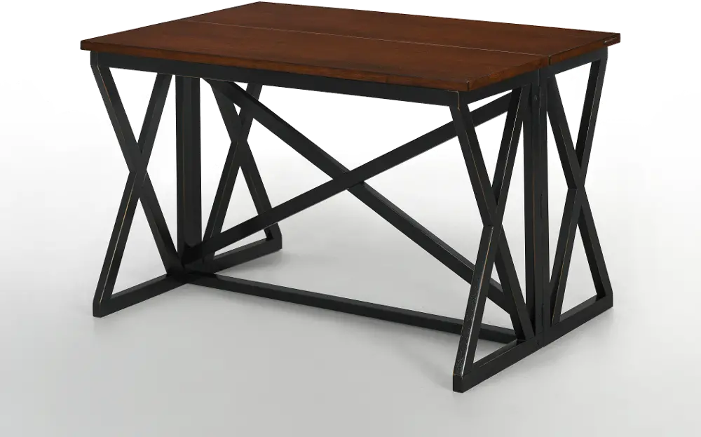 Counter Height Dining Table - Siena Black and Cedar Urban-1