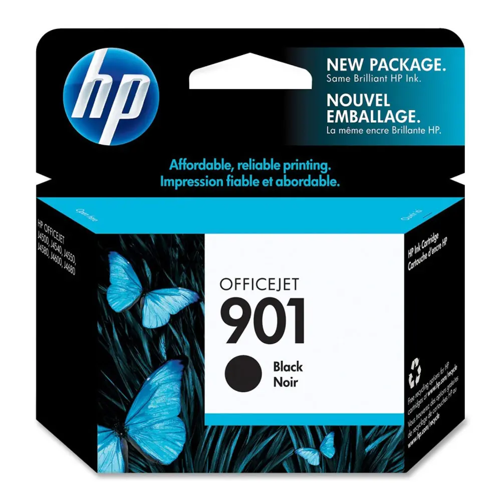CC653ABLACK HP 901 Black Officejet Ink Cartridge-1