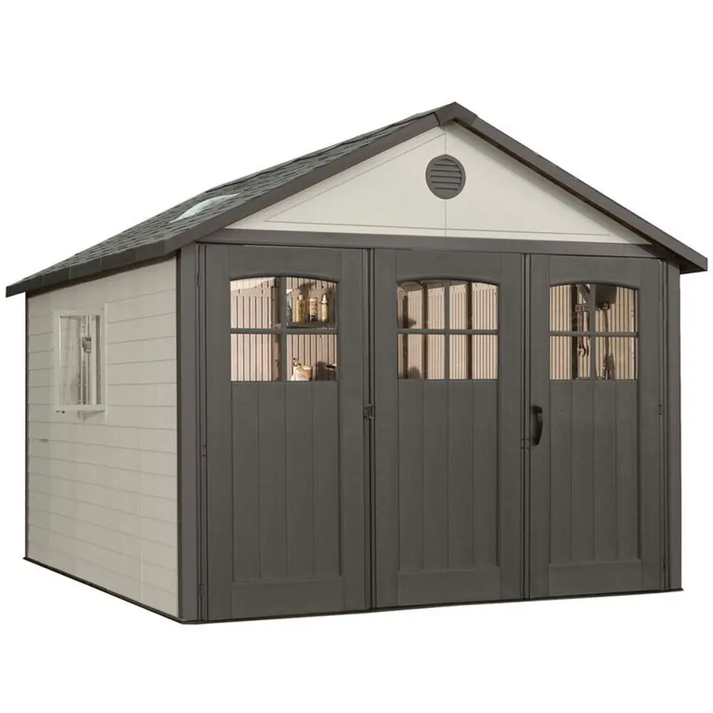 6417 Lifetime Products 11' x 11' Carriage Door Shed-1