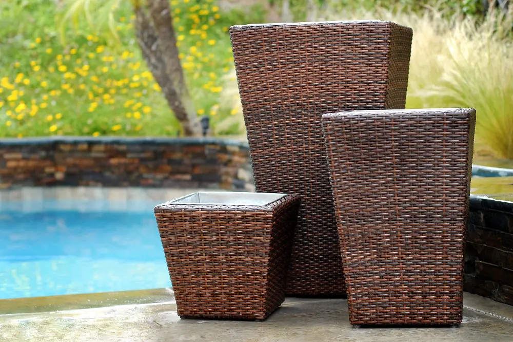 Red Star Traders 3 Piece Planter Set-1