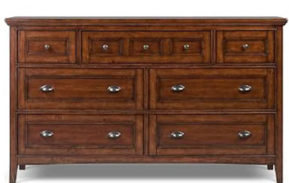 Harrison Cherry Casual Traditional Dresser-1