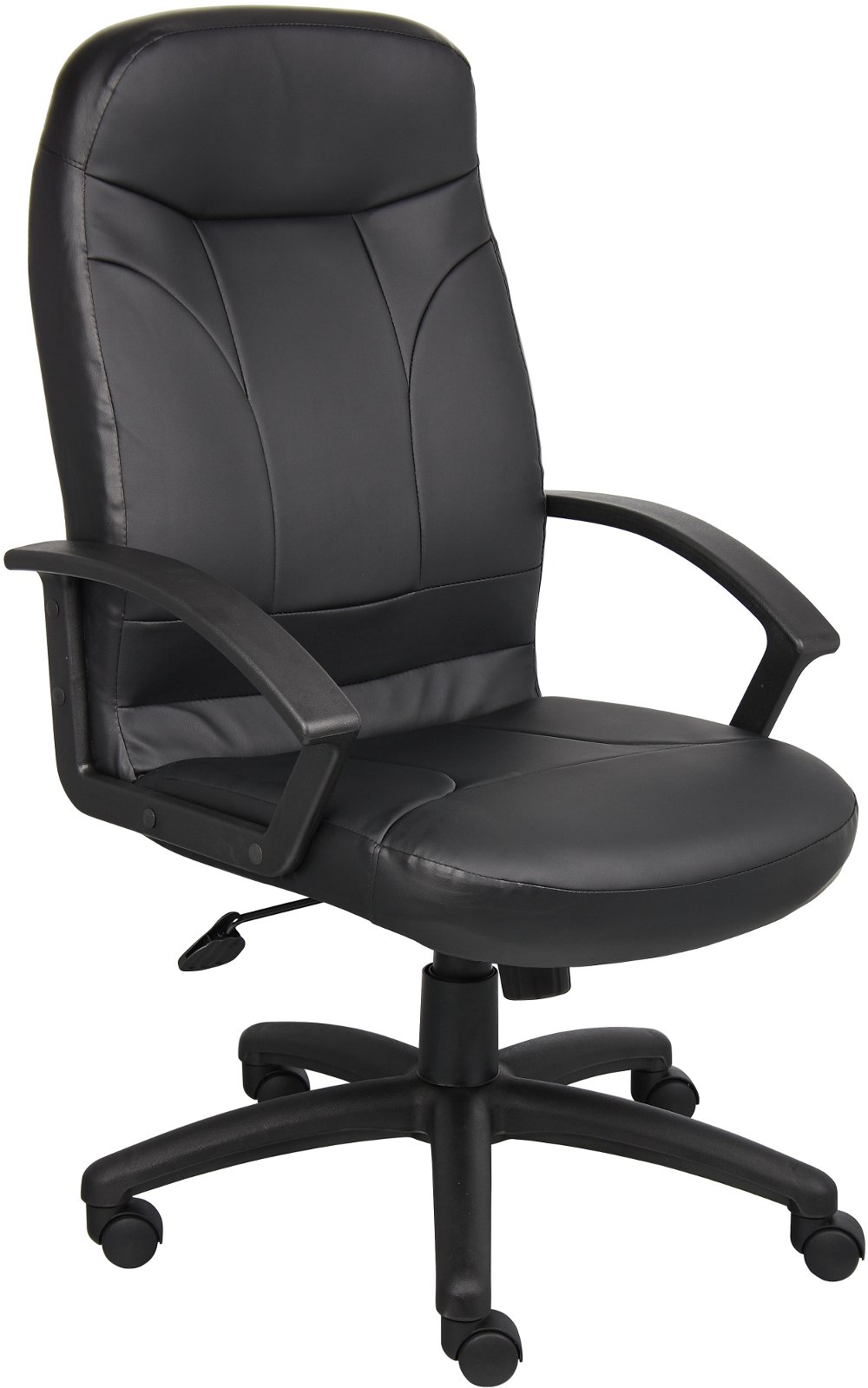 Black Leather Plus Office Chair