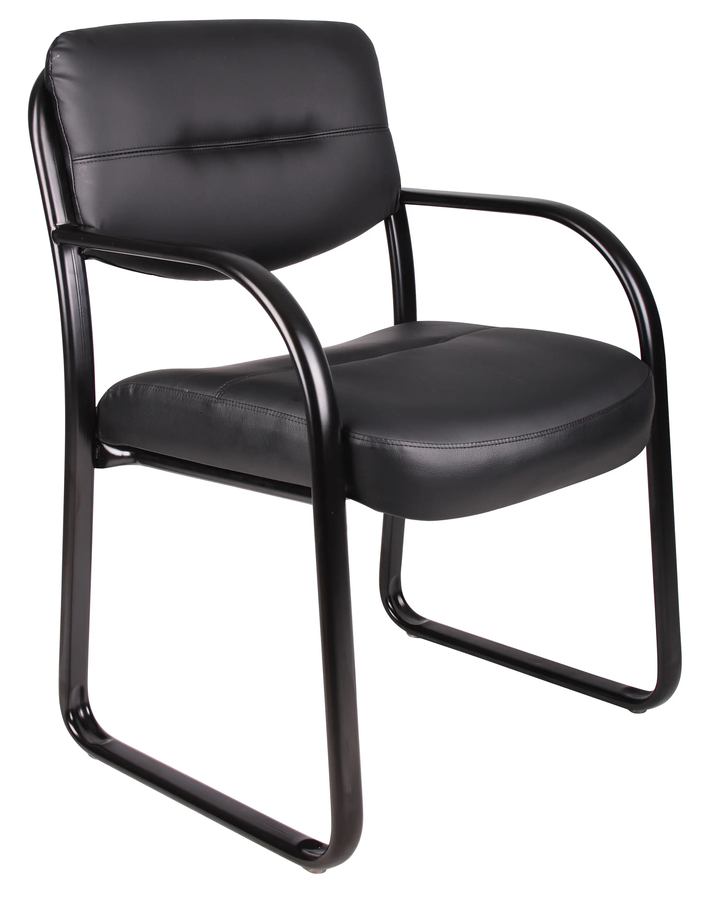 Upholstered Black Office Chair