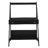 Black Wood Ladder Desk Alamosa Rc Willey Furniture Store