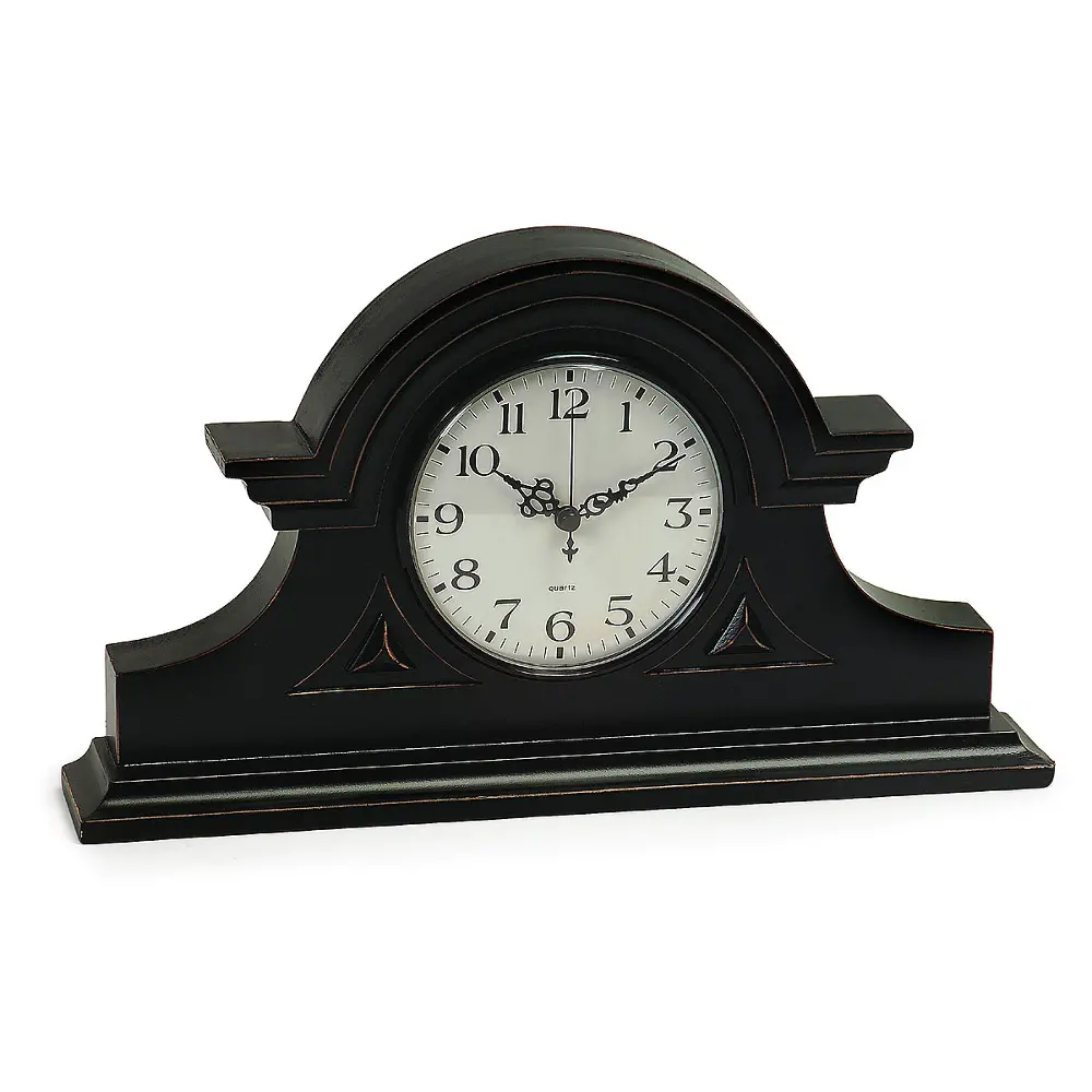 Black Mantel Clock-1