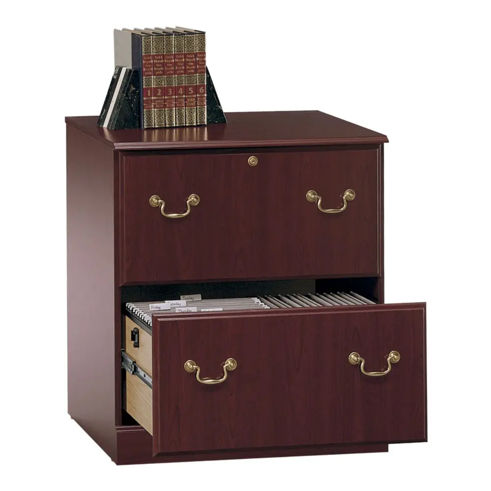 EX45654-03 Cherry Executive 2- Drawer Lateral File Cabinet - Saratoga -1