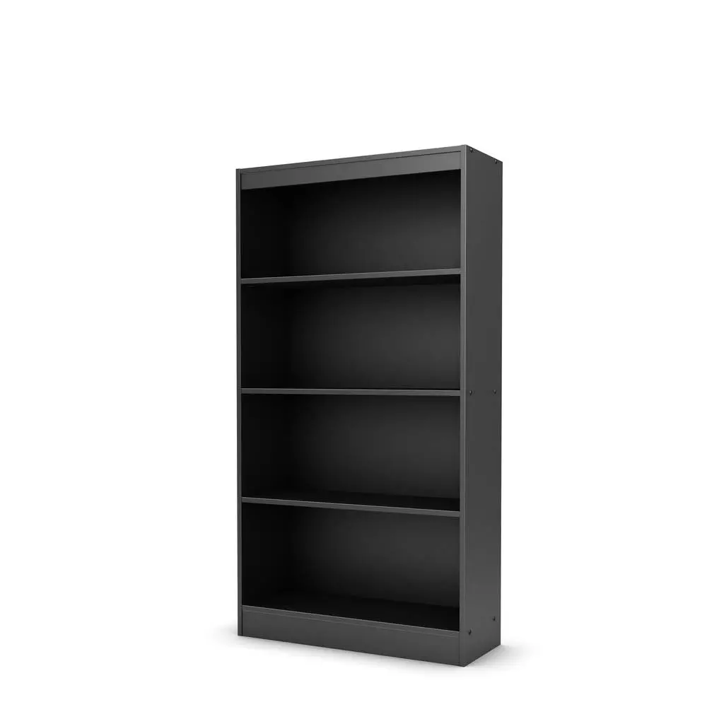 7270767 Black 4-Shelf Bookcase (58 Inch ) - Axess-1