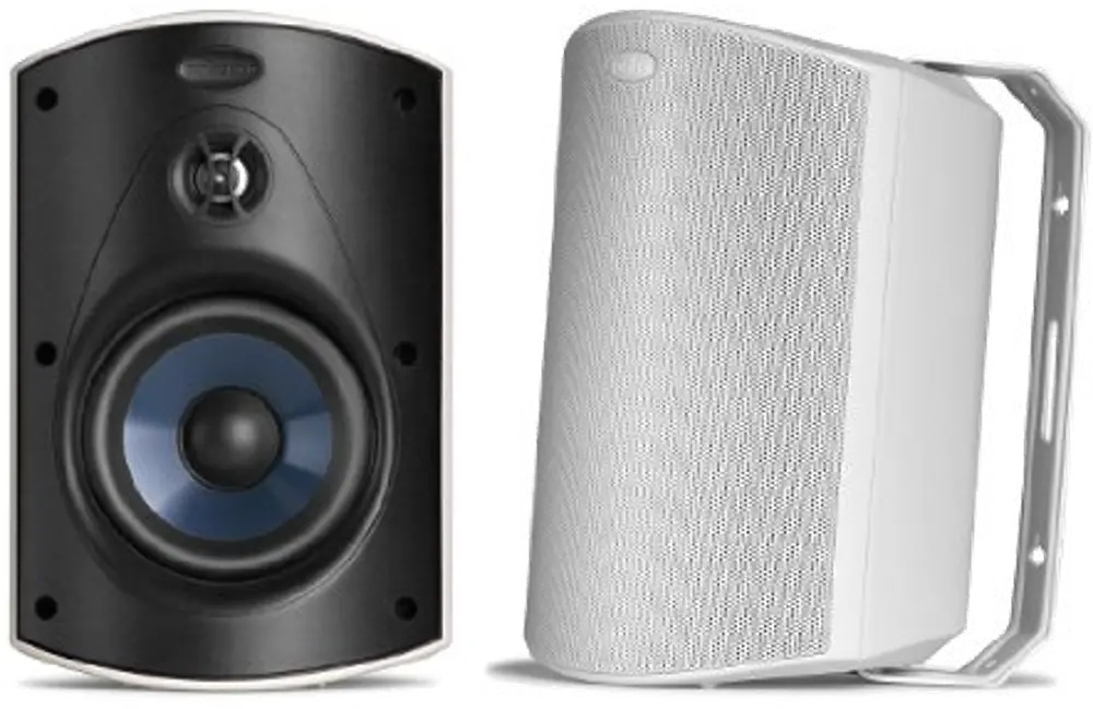 ATRIUM5/WHITE-PAIR Polk Audio Atrium5 Pair of 2 Outdoor Speakers - White-1