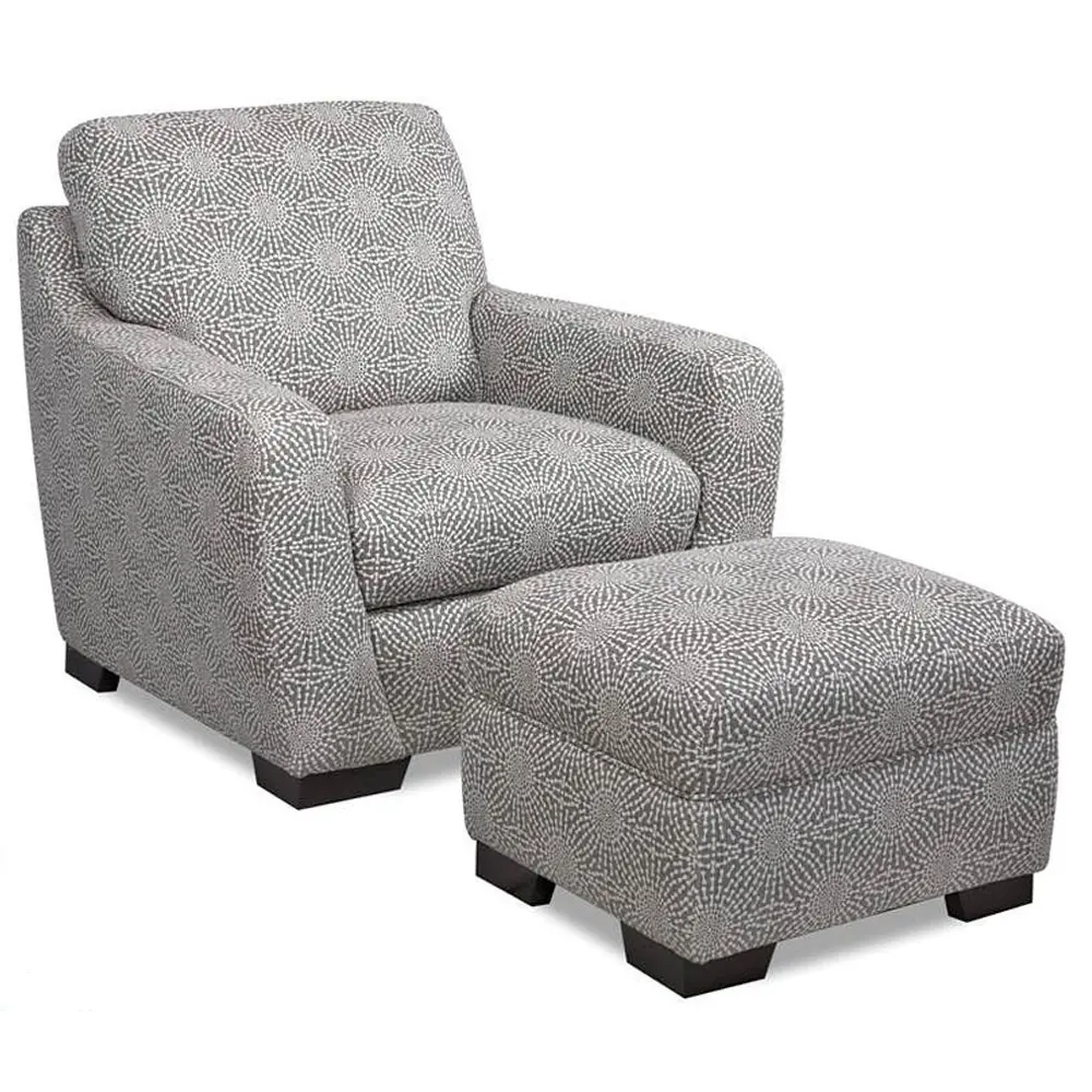 Contemporary Slate Gray Chair - Shining Tips-1