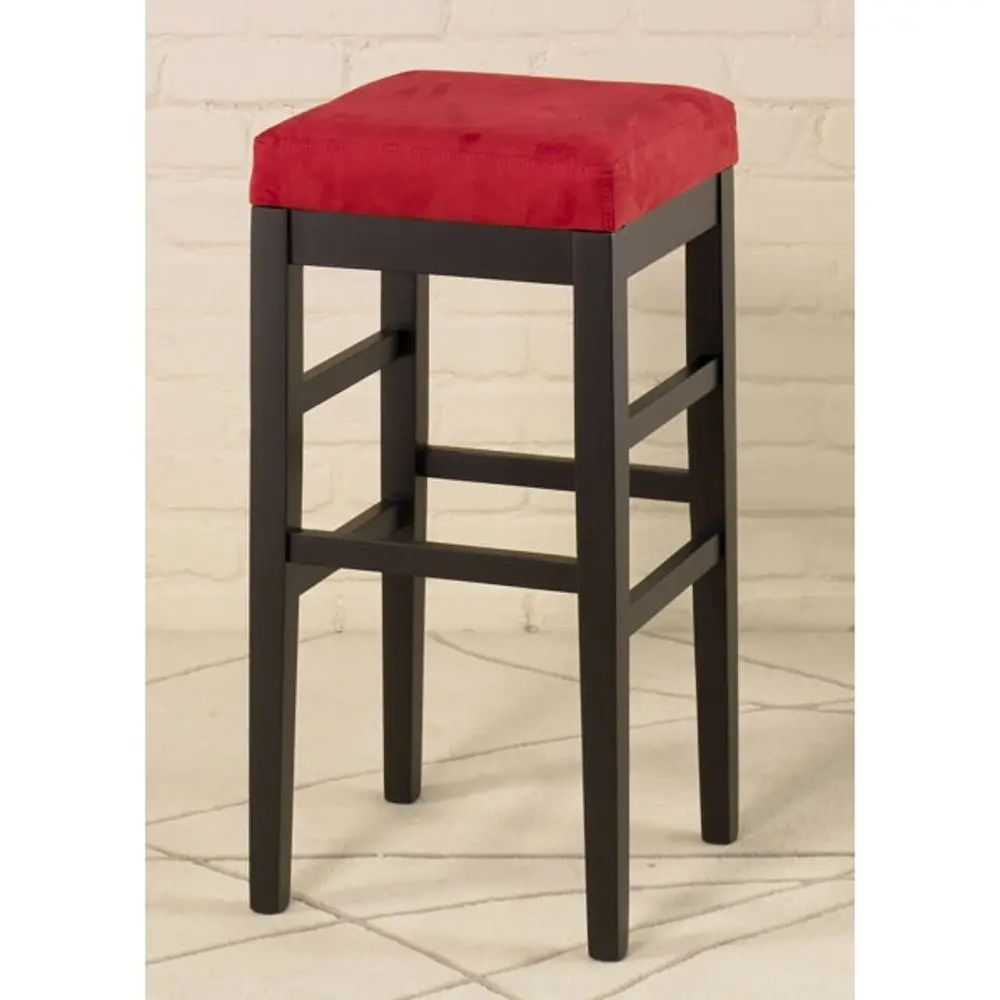 LCSTBAMFRE26 Red Counter Height Stool (26 Inch) - Sonata -1