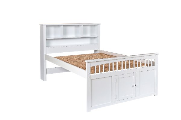 A Full Size Bed From Rc Willey Clearance Clic White Full Storage Bed With 1 Side Drawers Bayfront