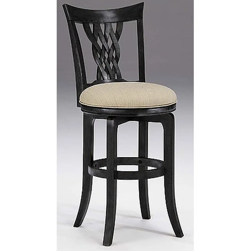 Black 24 Inch Counter Height Stool - Embassy -1
