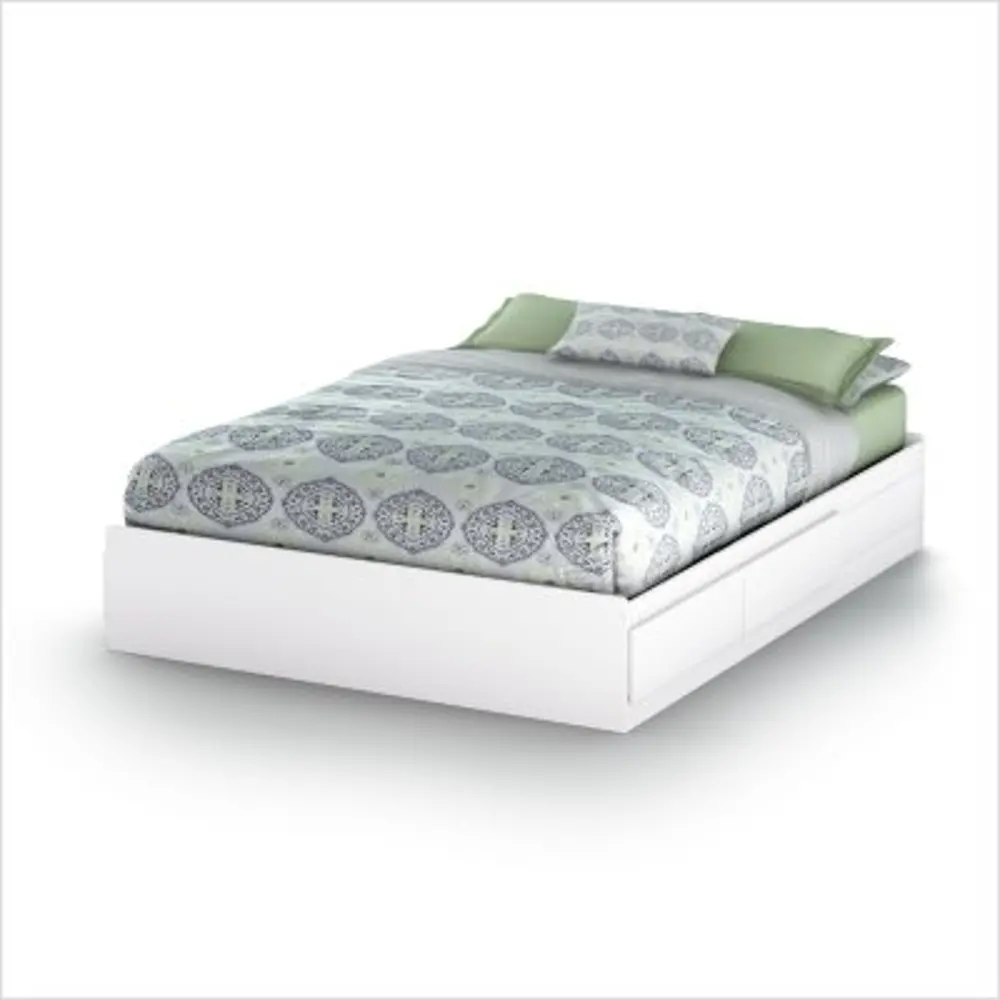 3150210 Pure White Queen Mates Bed-1