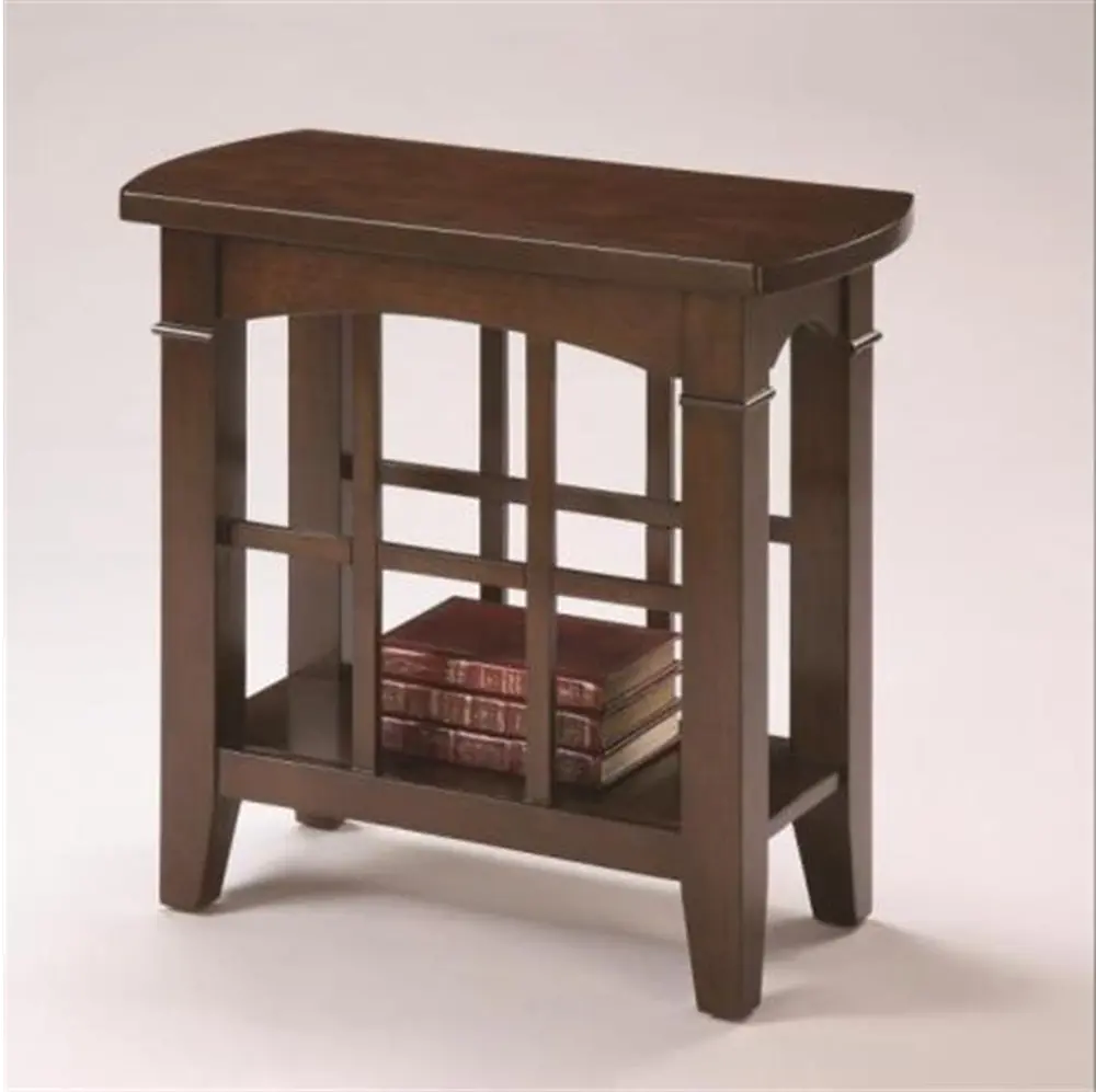 Transitional Brown Accent Table - Camino-1