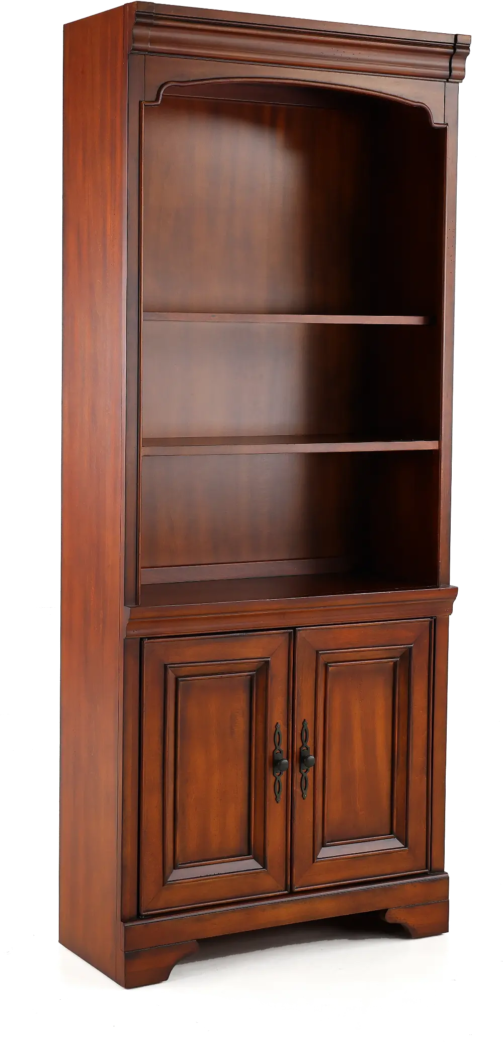 Richmond Cherry Brown 2 Door Bookcase-1