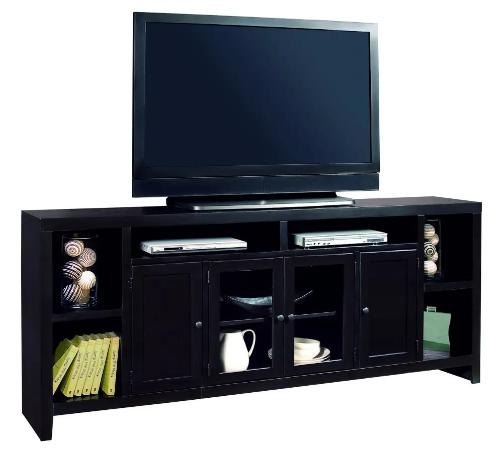 Lifestyle 84 Inch Black TV Stand-1
