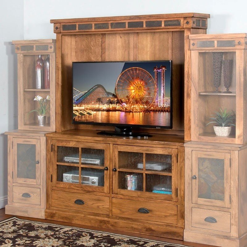 Oak Brown 2 Piece Clic Entertainment Center Sedona Rc Willey Oak Brown 2 Piece Clic Entertainment Center Sedona