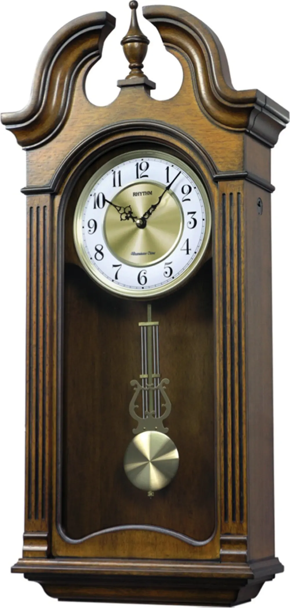 Tiara II Westminister Wood Wall Clock-1