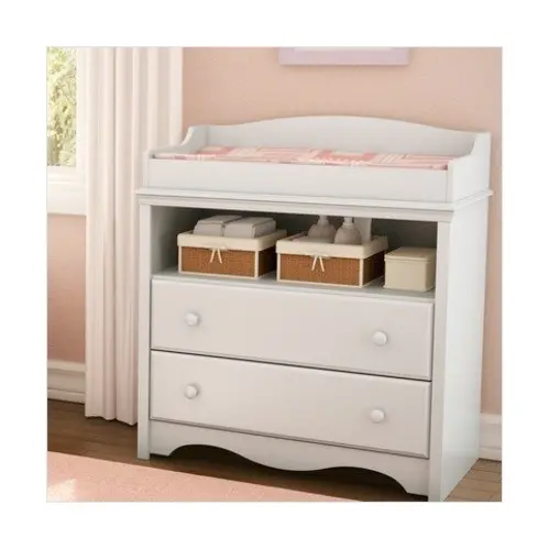 Angel White Changing Table with Drawers - South Shore