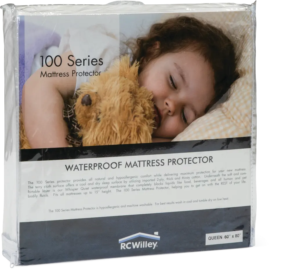 Waterproof Queen Mattress Pad - 100 Series-1