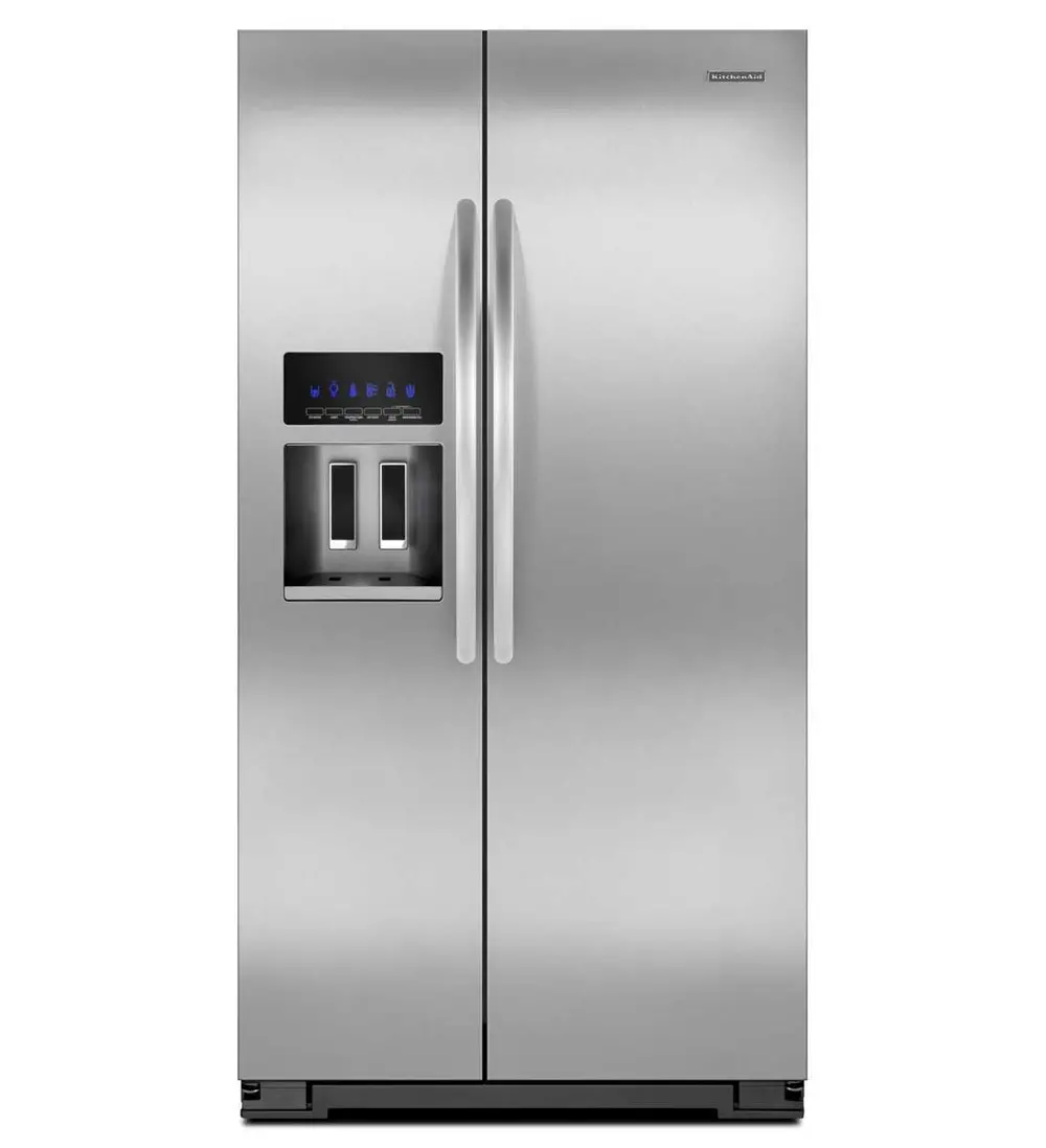 KSF26C4XYY KitchenAid Stainless Steel Side-by-Side Refrigerator - 36 Inch-1