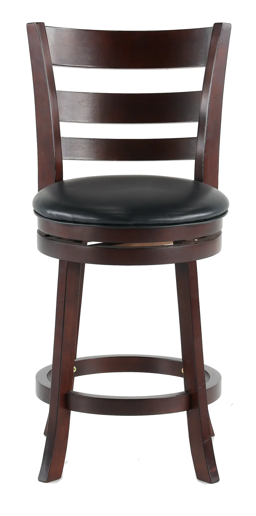 Harper Dark Cherry Swivel Counter Height Stool-1
