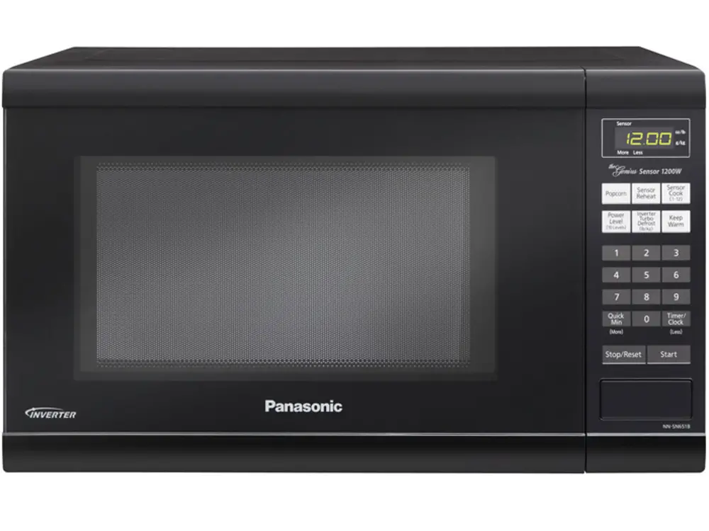 NN-SN651B Panasonic Countertop Microwave - 1.2 cu. ft. Black-1