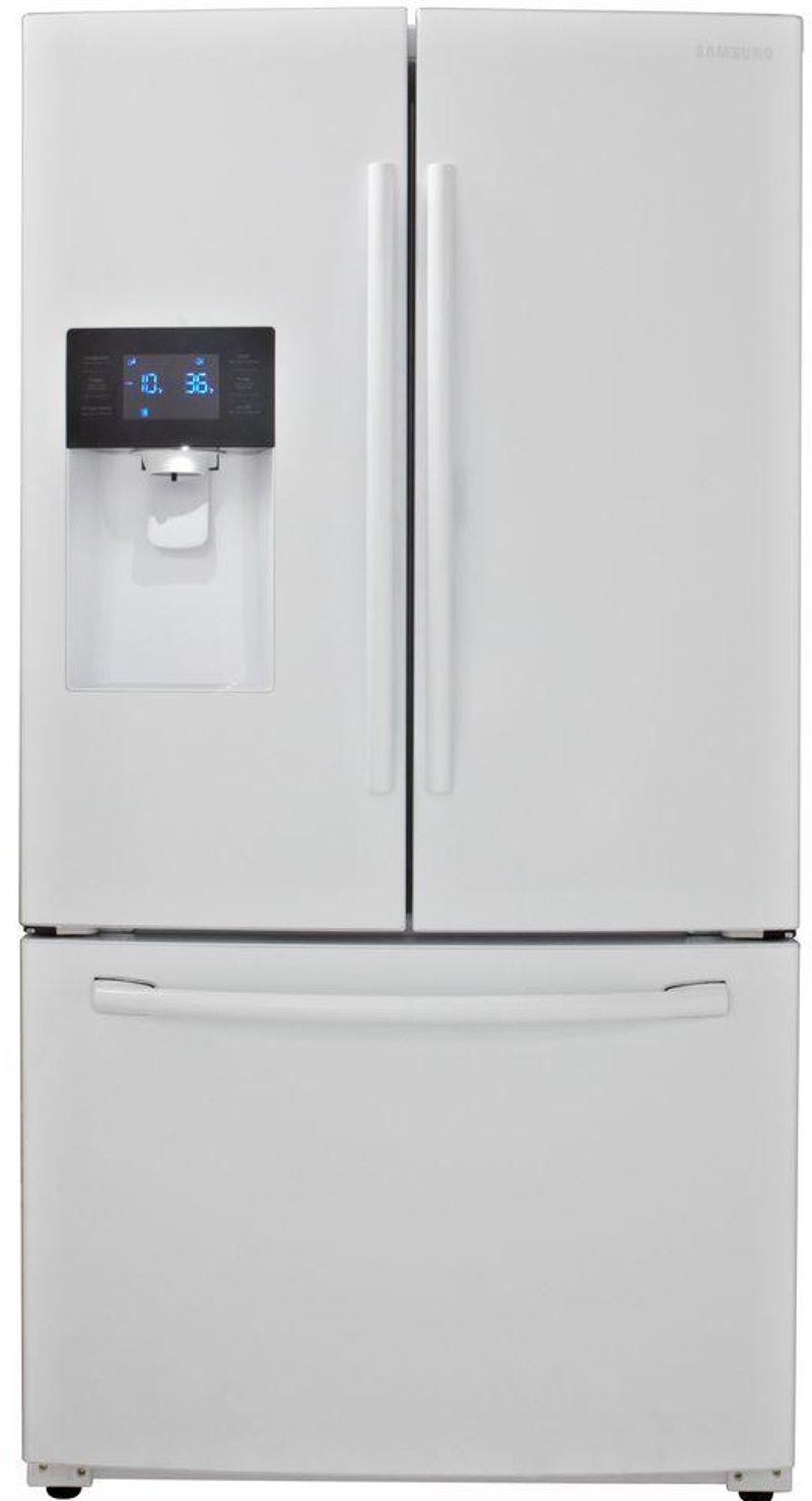 Samsung 24 6 Cu Ft French Door Refrigerator 36 Inch White Rc