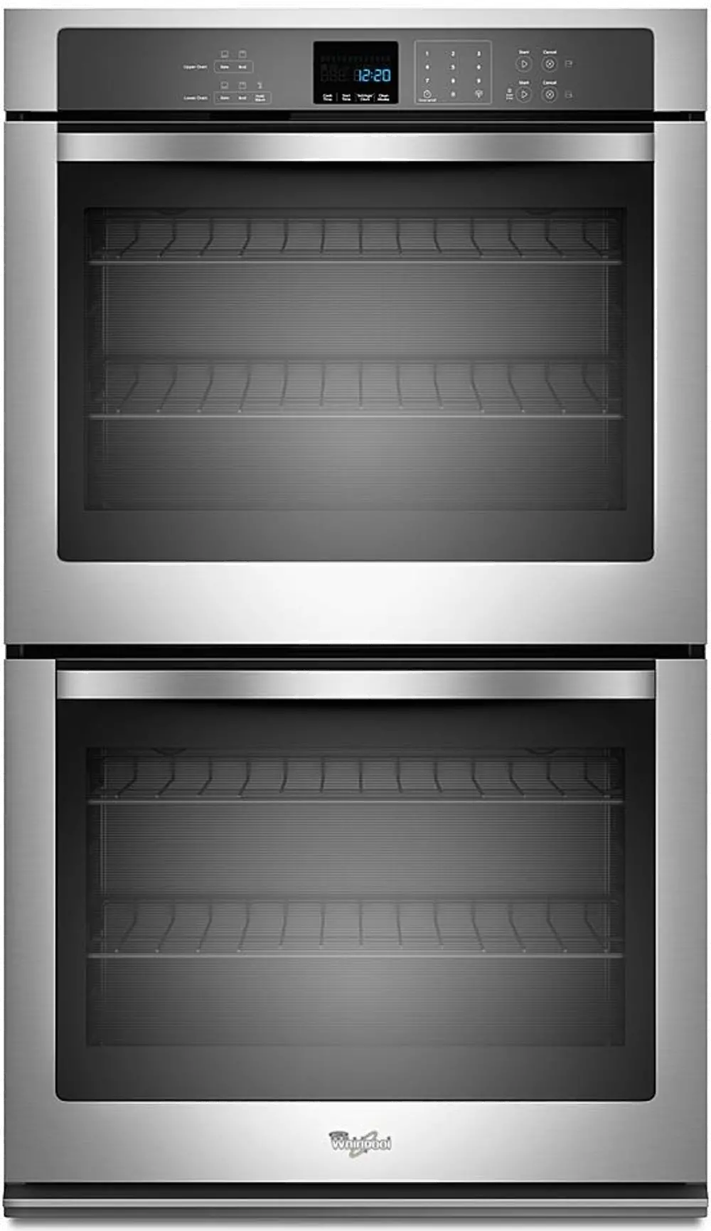 WOD51EC0AS Whirlpool 30 Inch Smart Double Wall Oven - 10.0 cu. ft. Stainless Steel-1