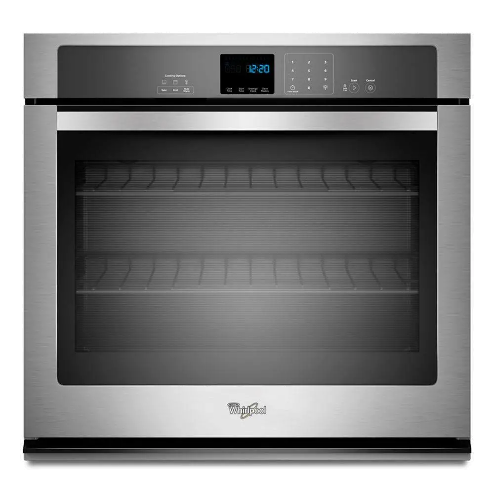 WOS51EC7AS Whirlpool 27 Inch Single Wall Oven - Stainless Steel-1