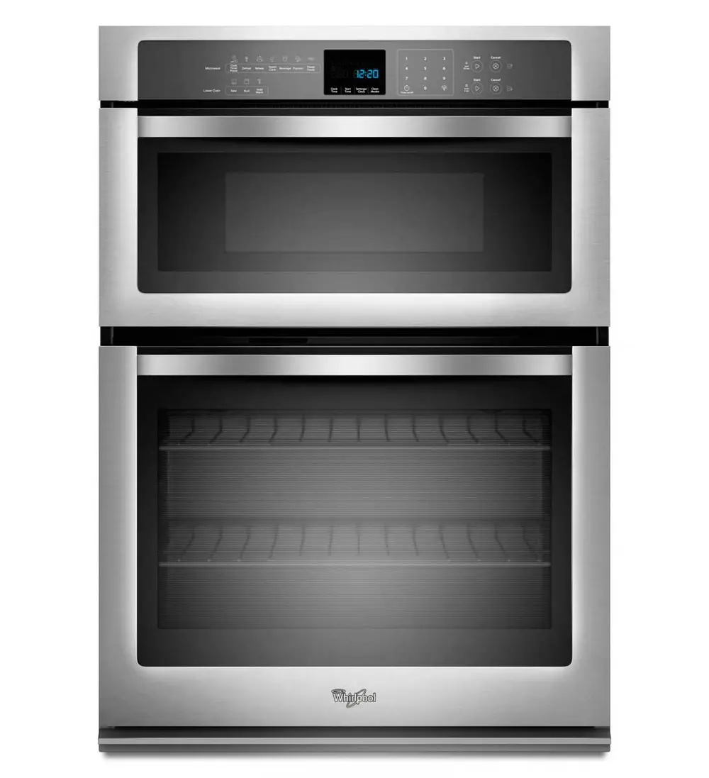 WOC54EC7AS Whirlpool 27 Inch Combination Wall Oven with Microwave - 5.7 cu. ft. Stainless Steel-1