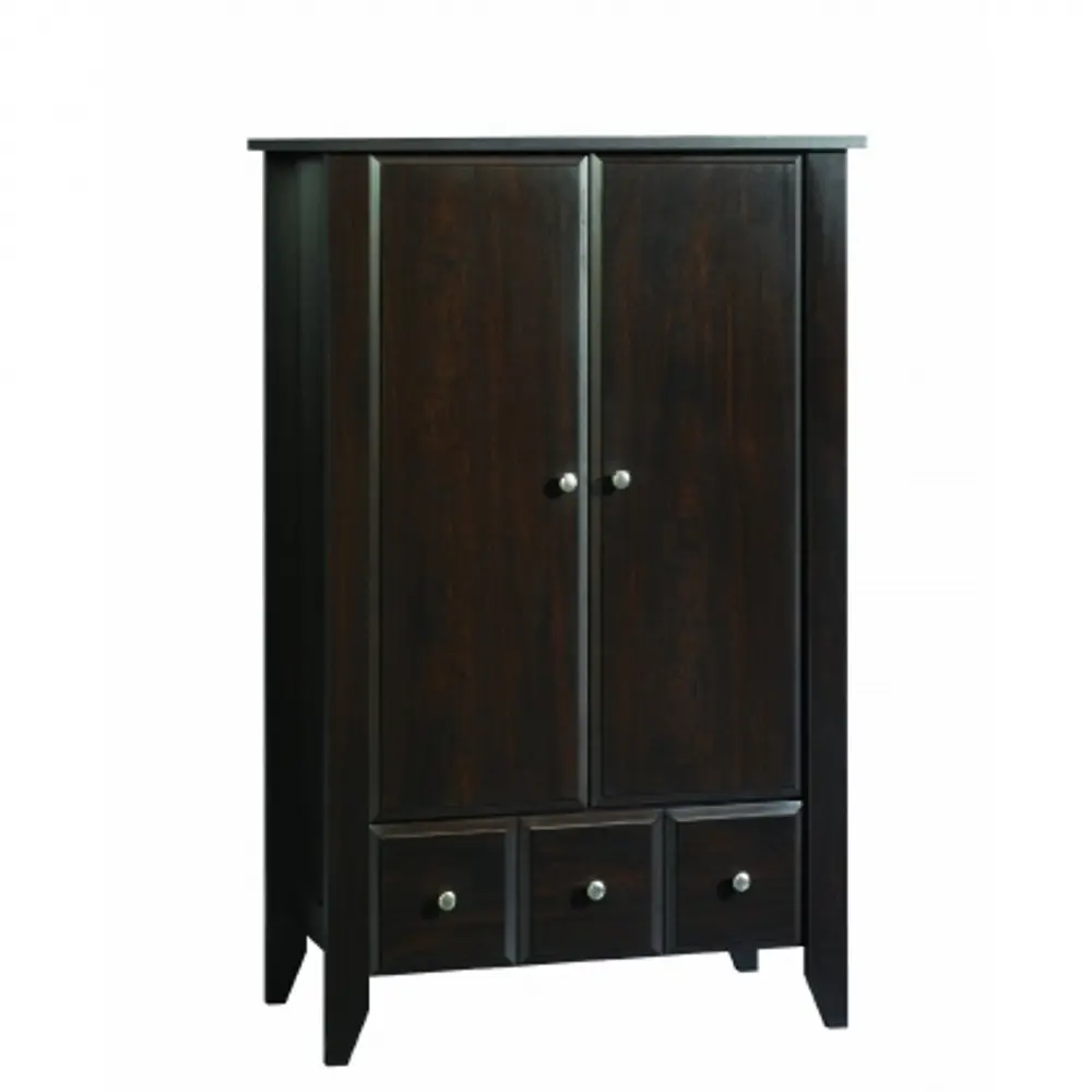 F04708.07 Relaxed Traditional Jamocha Armoire-1