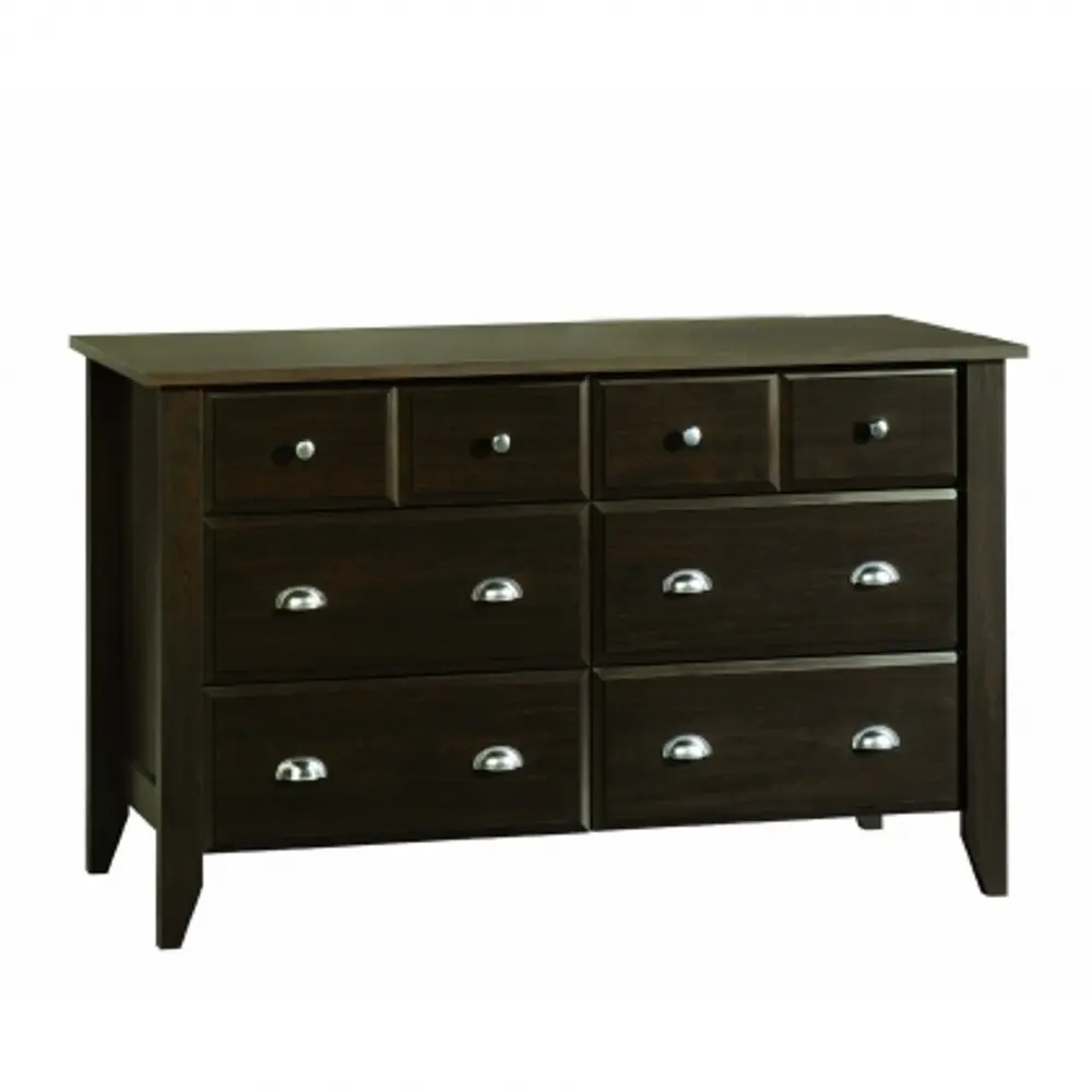 F04709.07/6DRWRCHEST Jamocha 6-Drawer Double Dresser - Relaxed Traditional-1