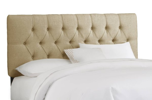 Search Results For Queen Headboards Beds Rc Willey 542qlinsand Linen Sandstone Tufted Queen Headboard
