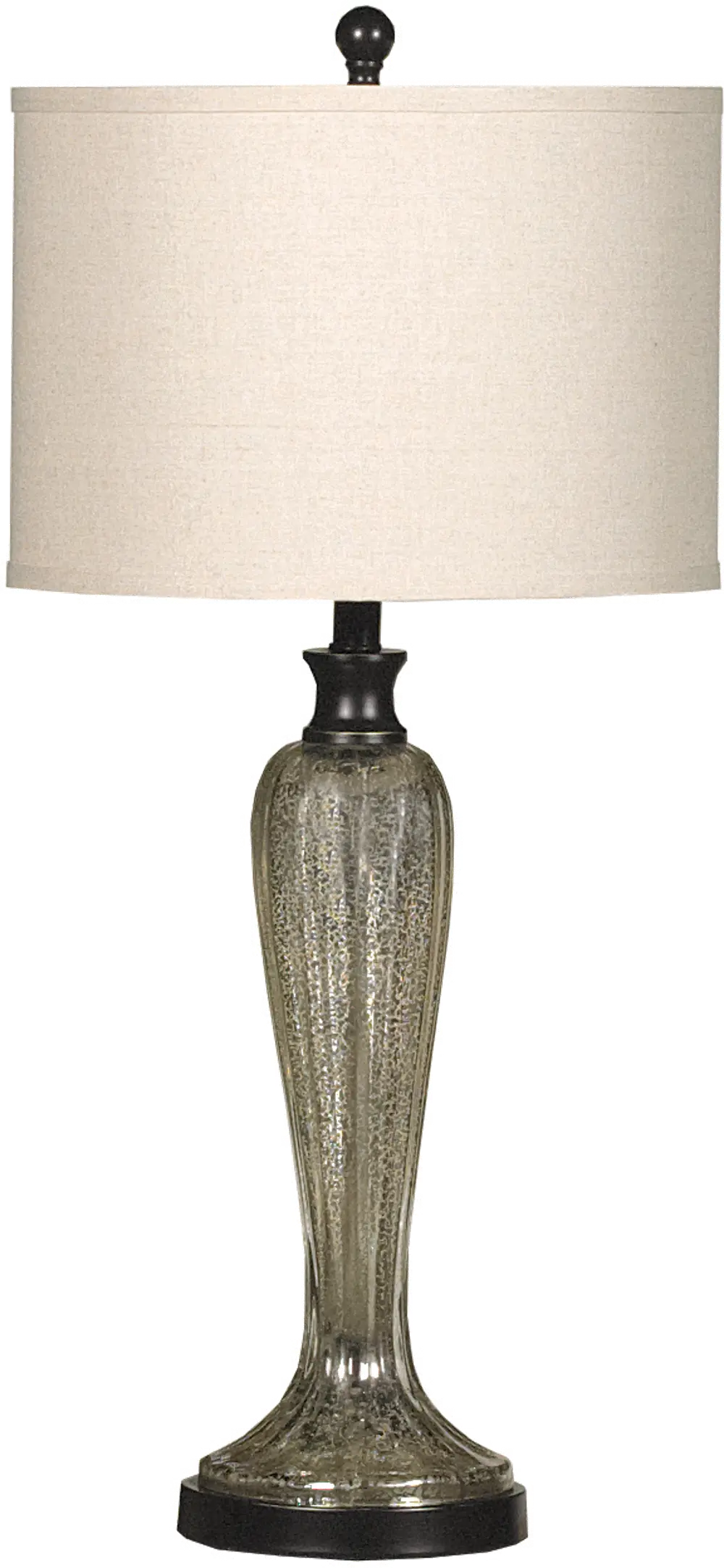 Silver and Gold Mercury Glass Table Lamp-1