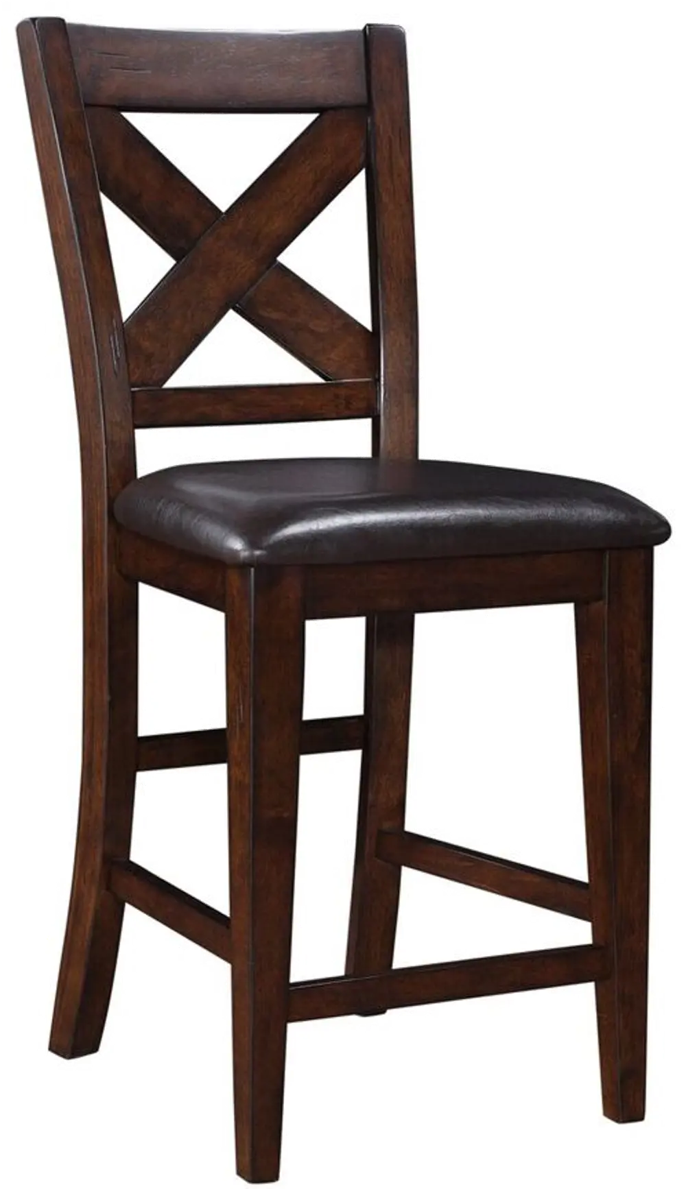 Burnished Brown 24 Inch Counter Height Stool - Veca-1