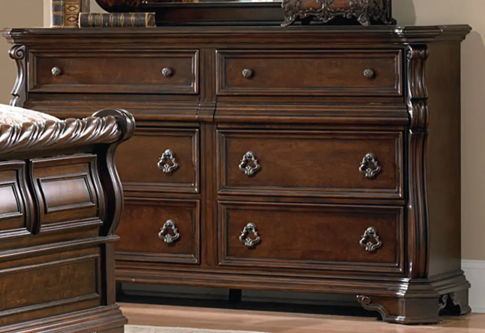 Traditional Brown Dresser - Arbor Place-1
