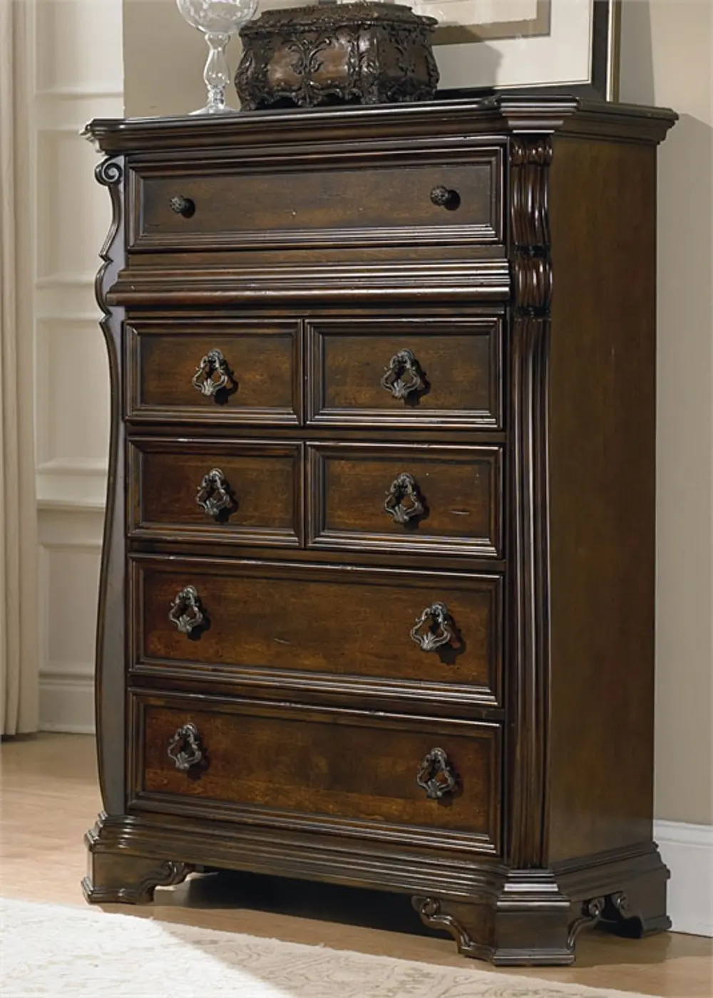 Traditional Brownstone Chest of Drawers - Arbor Place-1