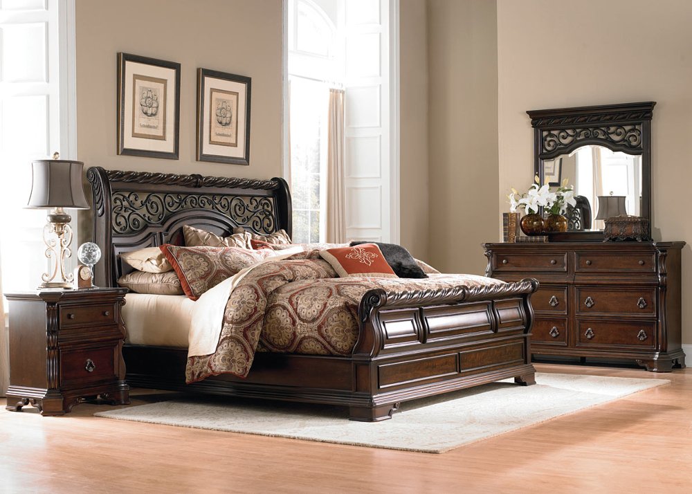 Brownstone 6 Piece King Bedroom Set Arbor Place RC Willey