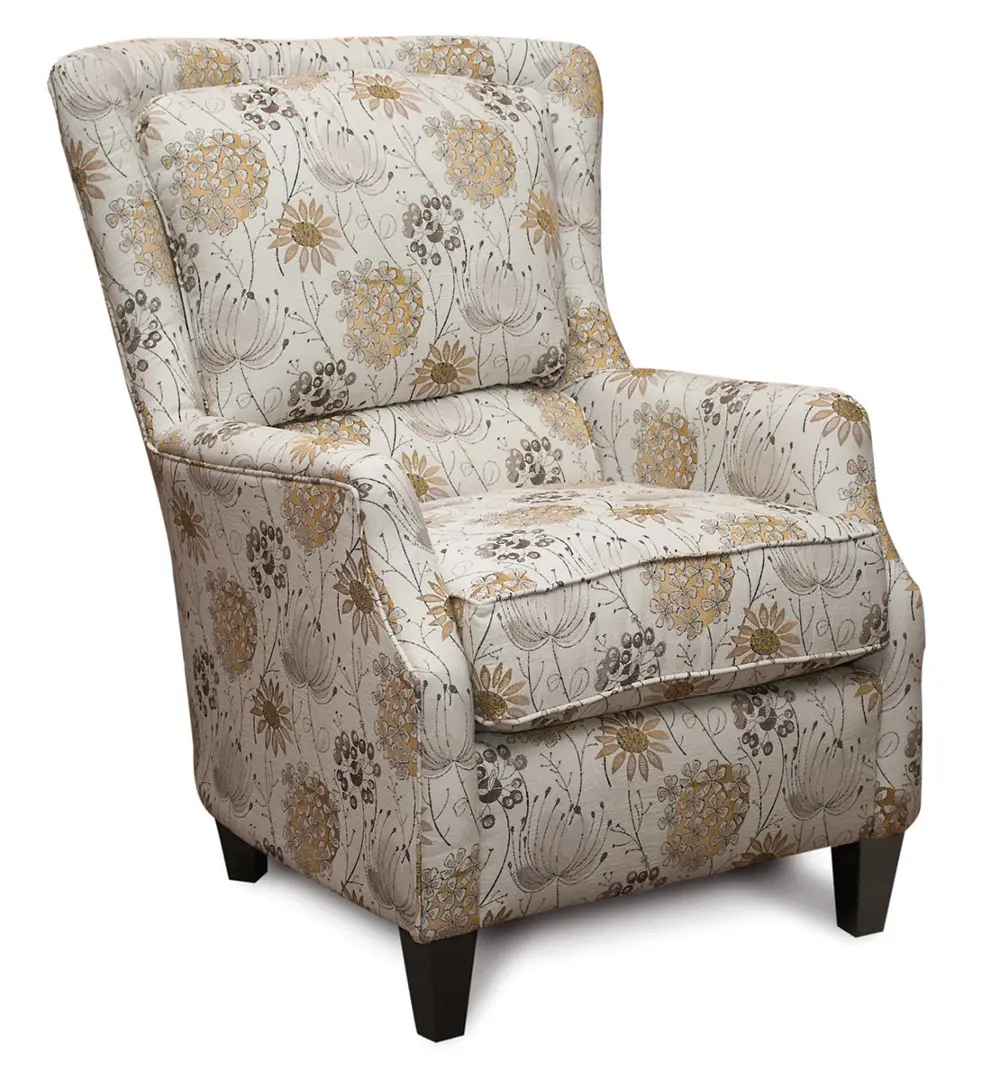 Moonstar Safron 31 Inch Pattern Upholstered Accent Chair-1