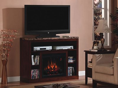 48 Inch Twin Star Birch TV Stand and Fireplace Mantel - Adams | RC Willey Furniture Store RC Willey offers this 48 inch birch TV Stand and fireplace mantel from the Adams collection. Designed to hold up to a 53" TV