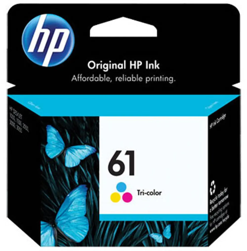 CH562WN#140/HP-61-TRICOLOR HP 61 Tri-color Ink Cartridge-1